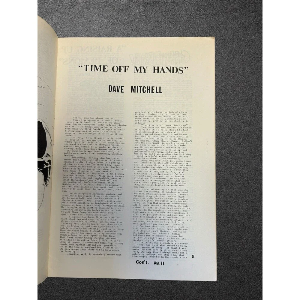 ORIG 1973 POLVERSE FANZINE VOL. 1 NO. 1 - TODD BAKE
